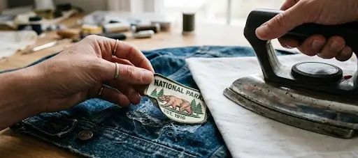 remove iron on patch