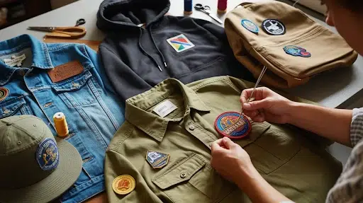 sew on patches