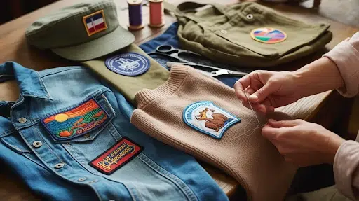 sew on patches